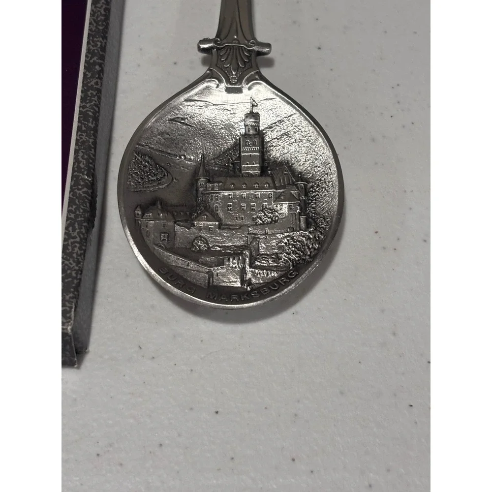 WMF 1993 Jahreslöffel Annual Collector Spoon Burg Marksburg Silver Plated Ger.